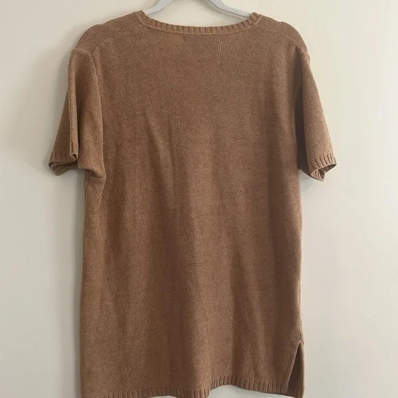 Peruvian Connection Cotton Tunic Sweater Top Lagenlook Luxury Minimalist Cozy - Picture 5 of 5
